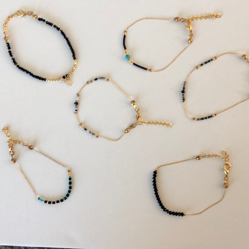 Ellie Madison Designs gold plated bracelets